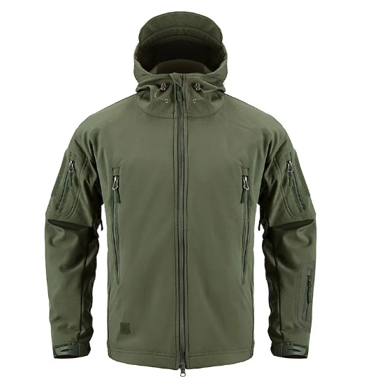 CHAQUETA IMPERMEABLE VERDE MUSGO
