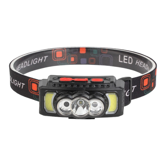 LINTERNA FRONTAL RECARGABLE CON SENSOR DE MOVIMIENTO