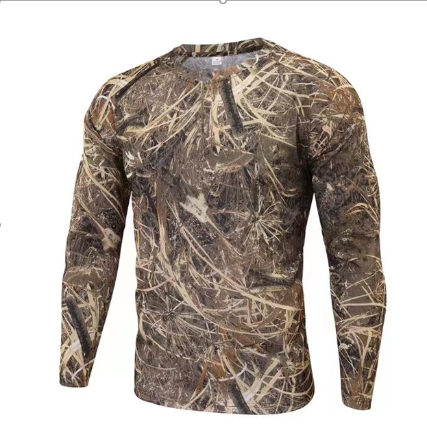POLERA CAMUFLADA MANGA LARGA L