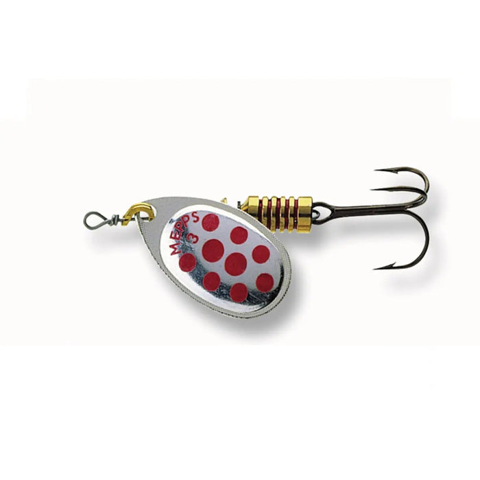 SPINNER MEPPS AGLIA SILVER RED N3