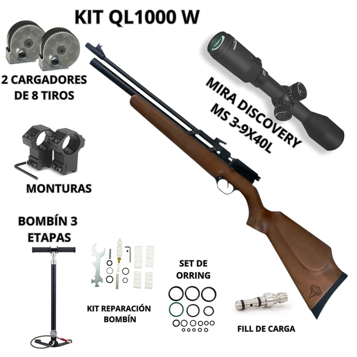 KIT RIFLE PCP QL1000-W 5.5