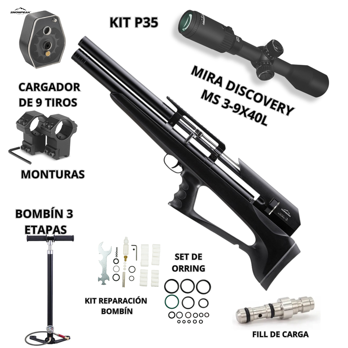 KIT RIFLE PCP P35 5.5