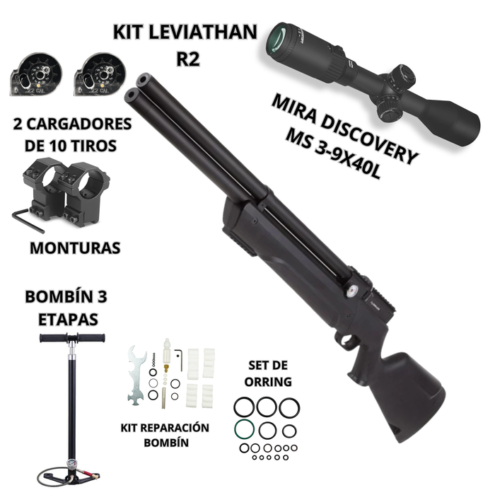 KIT RIFLE PCP LEVIATHAN R2 5.5