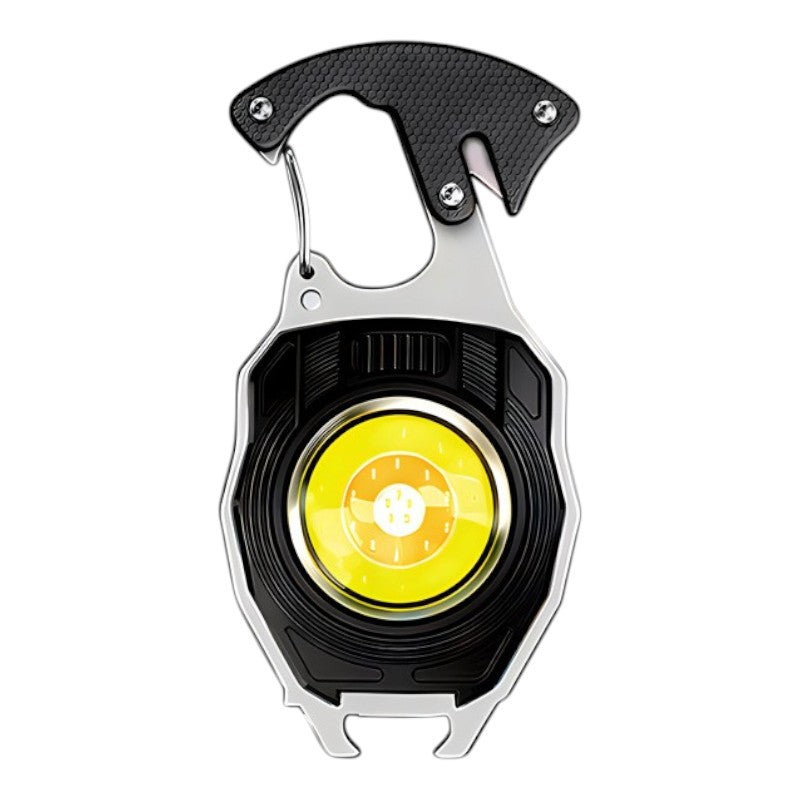 MINI LINTERNA LED DE MULTIFUNCIÓN NEGRA