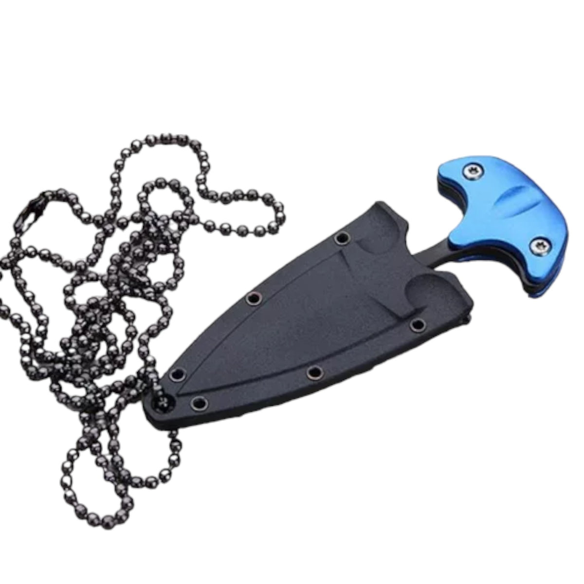 PUÑAL TÁCTICO AZUL PARA DEFENSA PERSONAL — Dorhunt