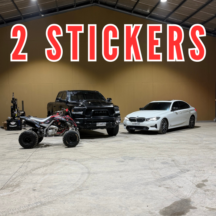 2 STICKERS