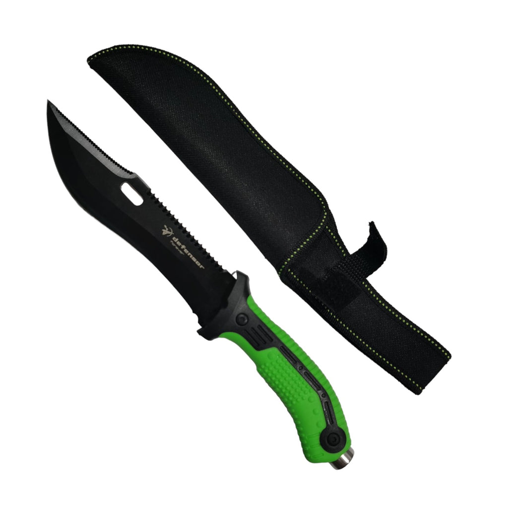 CUCHILLO VERDE CON SERRUCHO