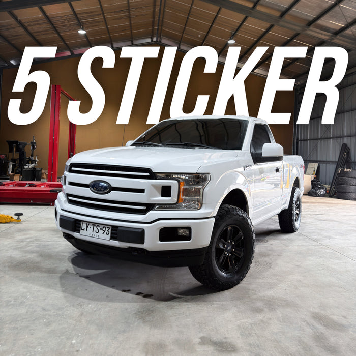5 STICKERS