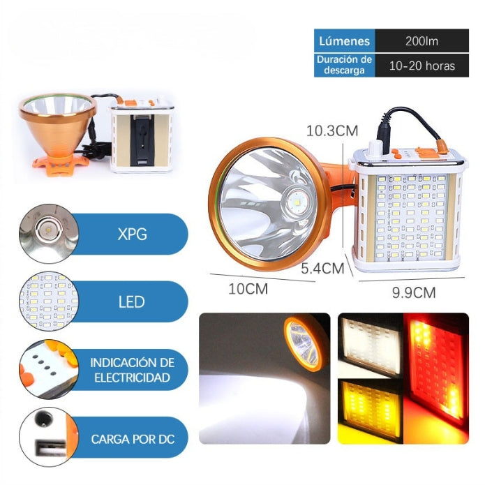 FOCO DE CAZA 200W LUZ ROJA