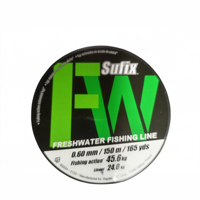 NYLIN SUFIX FRESHWATER 0.60MM CLARO 150 METROS
