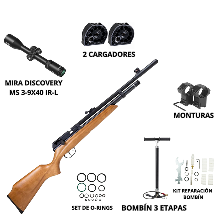 KIT RIFLE PCP BEEMAN RAIDER 5.5