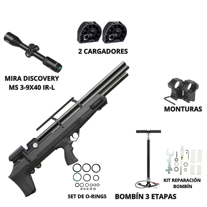 KIT RIFLE PCP BEHEMONTH PS-R3 SYNT 5.5