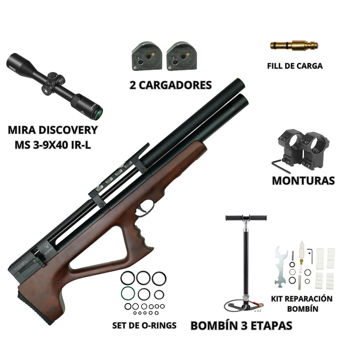 KIT RIFLE PCP QM22 5.5