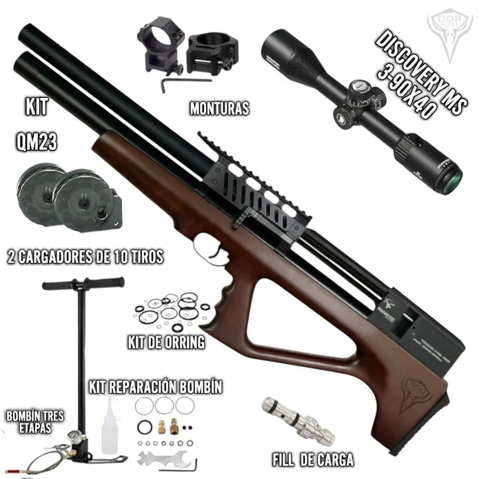 KIT RIFLE PCP QM23 5.5