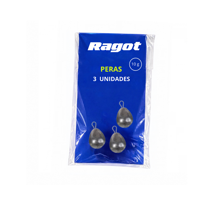 RAGOT PLOMO PERA 10G SOBRE 3U