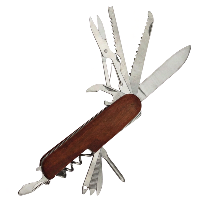 MULTIHERRAMIENTA PLEGABLE MADERA