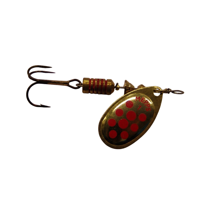 SPINNER MEPPS AGLIA GOLD RED N1