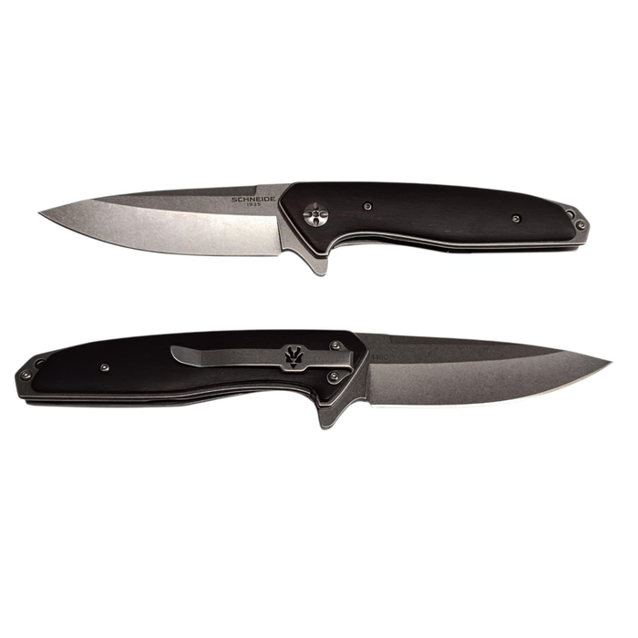 NAVAJA SCHNEIDE MESSER MADERA OSCURA 440C