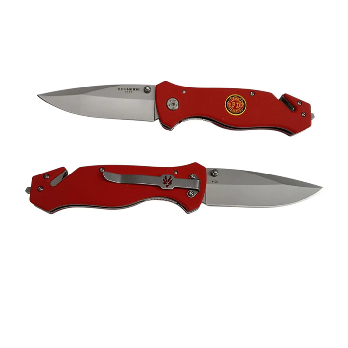 NAVAJA SCHNEIDE TAKTIK FEUER ROJO 440C G10