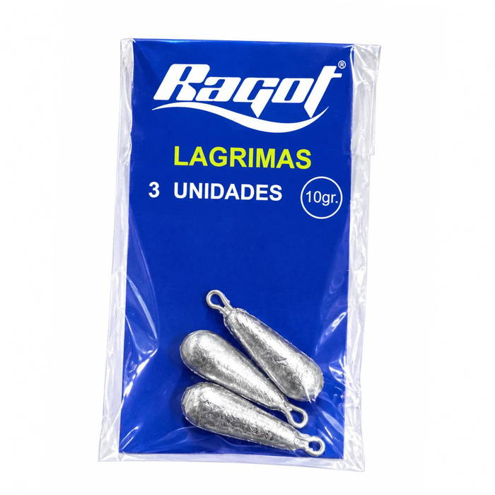 RAGOT PLOMO LAGRIMA 10G SOBRE 3U