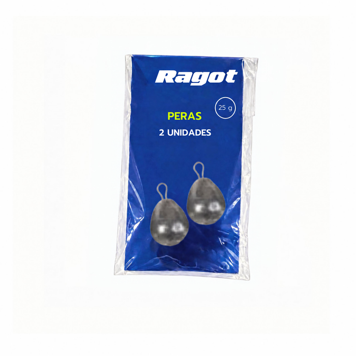 RAGOT PLOMO PERA 25G SOBRE 2U