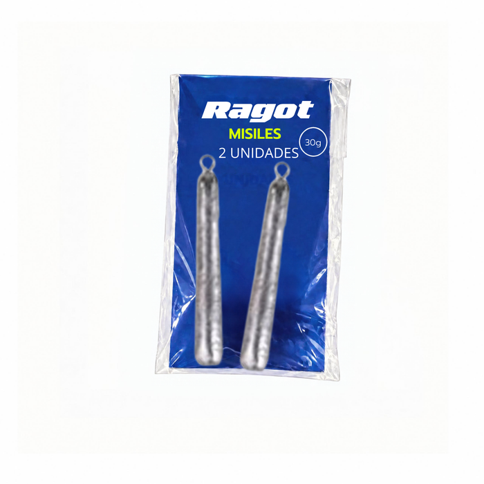 RAGOT PLOMO MISIL 30G SOBRE 2