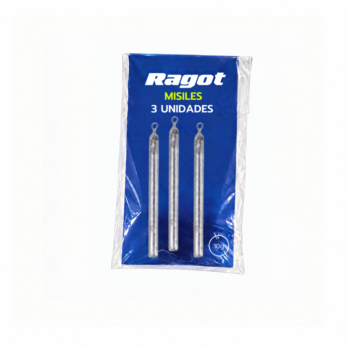 RAGOT PLOMO MISIL 10G SOBRE 3U