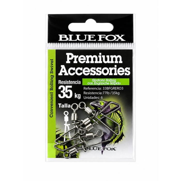 DESTORCEDOR GIRATORIO BLUE FOX 35KG TALLA 2