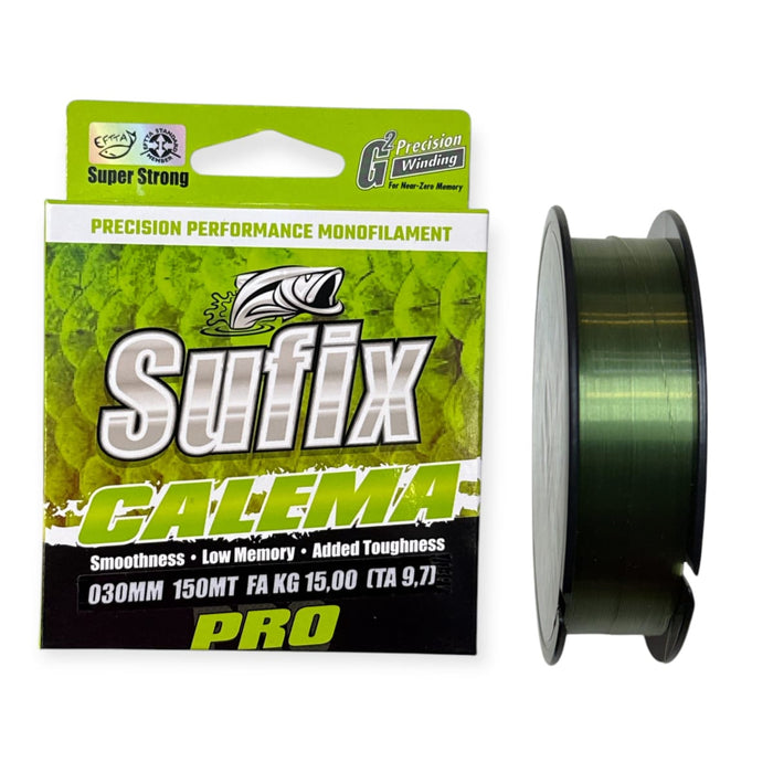 NYLON SUFIX CALEMA 0.30MM VERDE 150 METROS