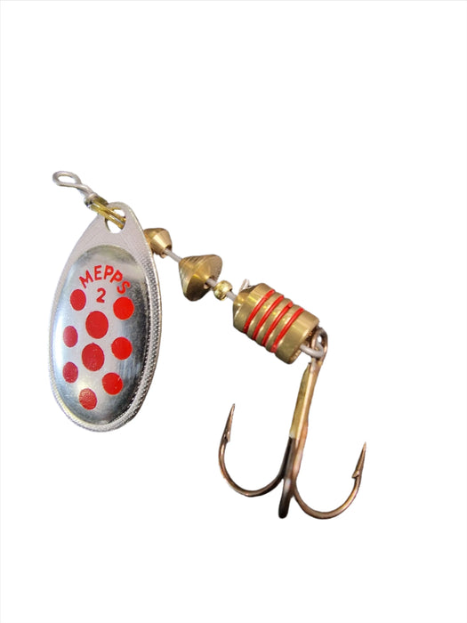 SPINNER MEPPS AGLIA SILVER RED N2