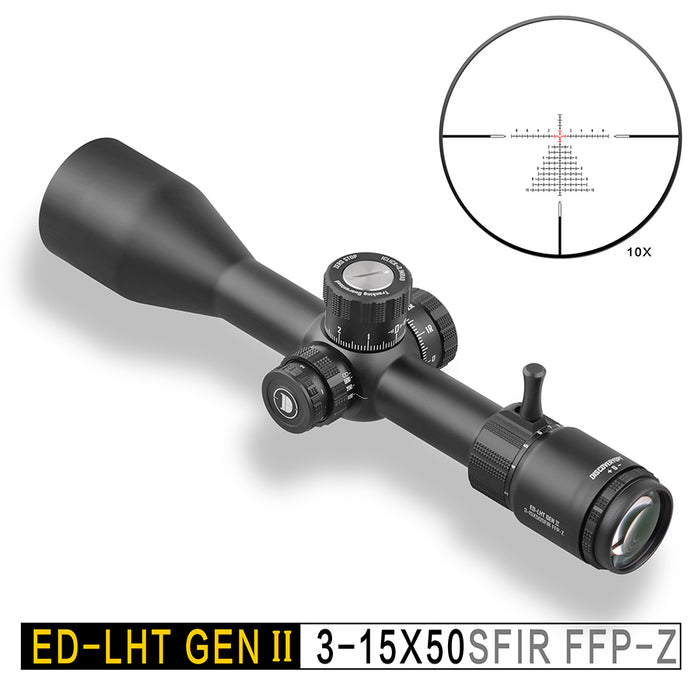 MIRA TELESCÓPICA DISCOVERY ED-LHT GEN II 3-15X50 SFIR FFP-Z