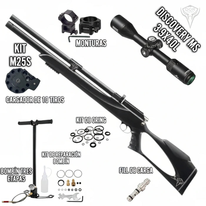 KIT RIFLE PCP M25S 5.5