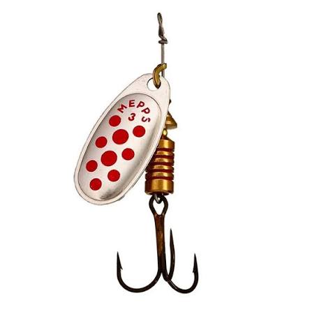 SPINNER MEPPS COMET SILVER RED N3