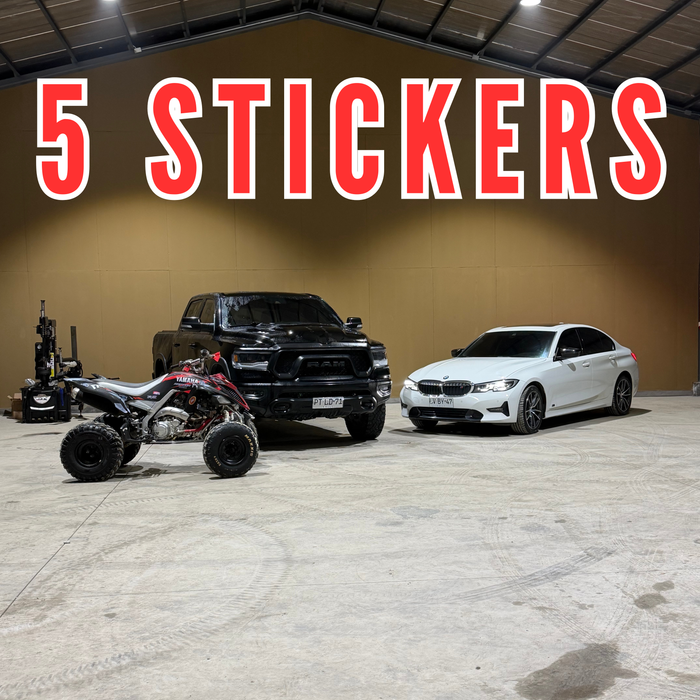 5 STICKERS