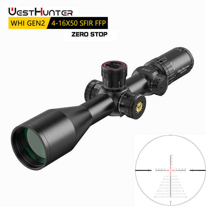 WestHunter WHI GEN2 4-16X50 SFIR FFP Zero Stop