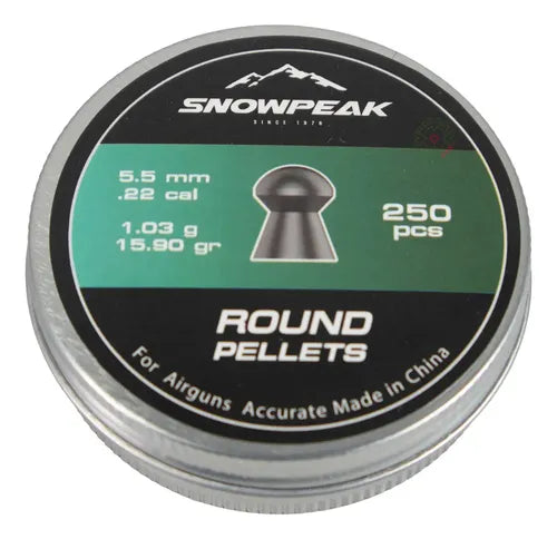 POSTON SNOWPEAK ROUND PELLETS 5.5 15.90GR 250U