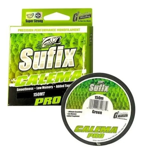 NYLON SUFIX CALEMA 0.33MM VERDE 150 METROS