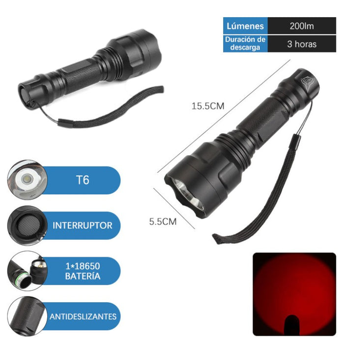 LINTERNA LUZ ROJA KIT